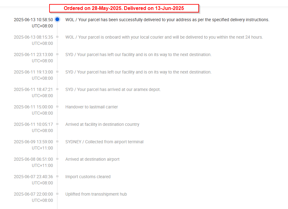 Tracking Screenshot 2