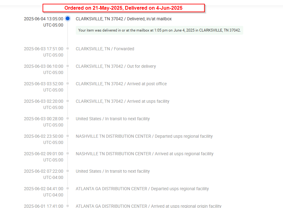 Tracking Screenshot 3