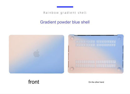 Stylish MacBook Pro & Air Protective Case - Pink Blue Gradient Shell for 13-16 Inch Models