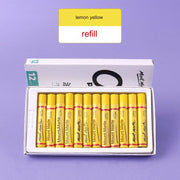 Refill lemon yellow 12 pieces