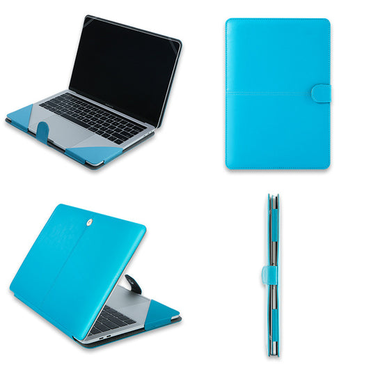 Premium PU Leather Case for MacBook Air & Pro - 11, 13, 15 Inch Protective Sleeve Cover