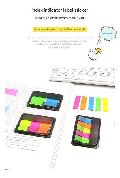 Multi-color sticky note pads image