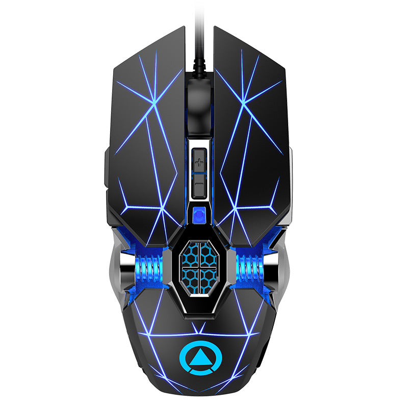 Ergonomic Gaming Mouse with 3200 DPI – USB Wired, 7 Programmable Buttons, RGB Lighting, Silent Clicks – Ideal for Gamers & Professionals