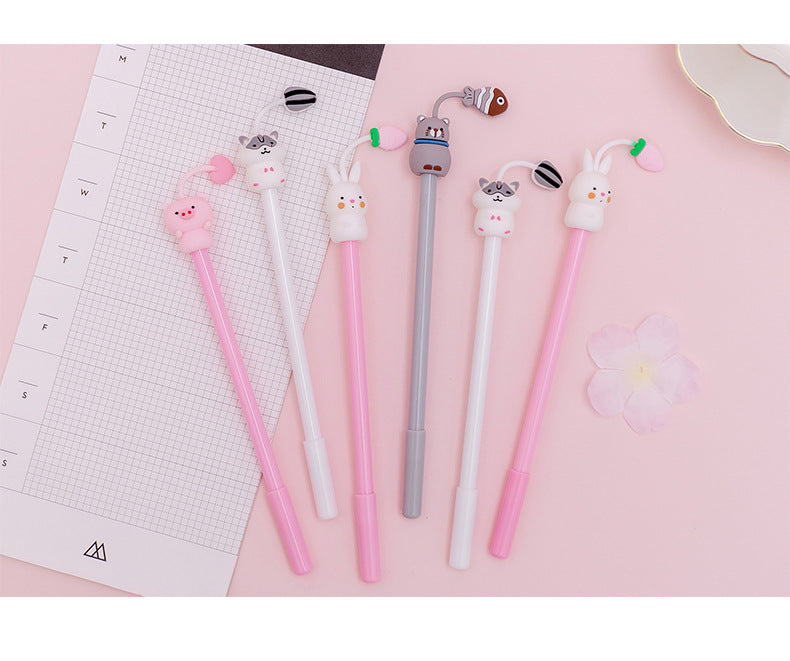 adorable gel pen with hamster design