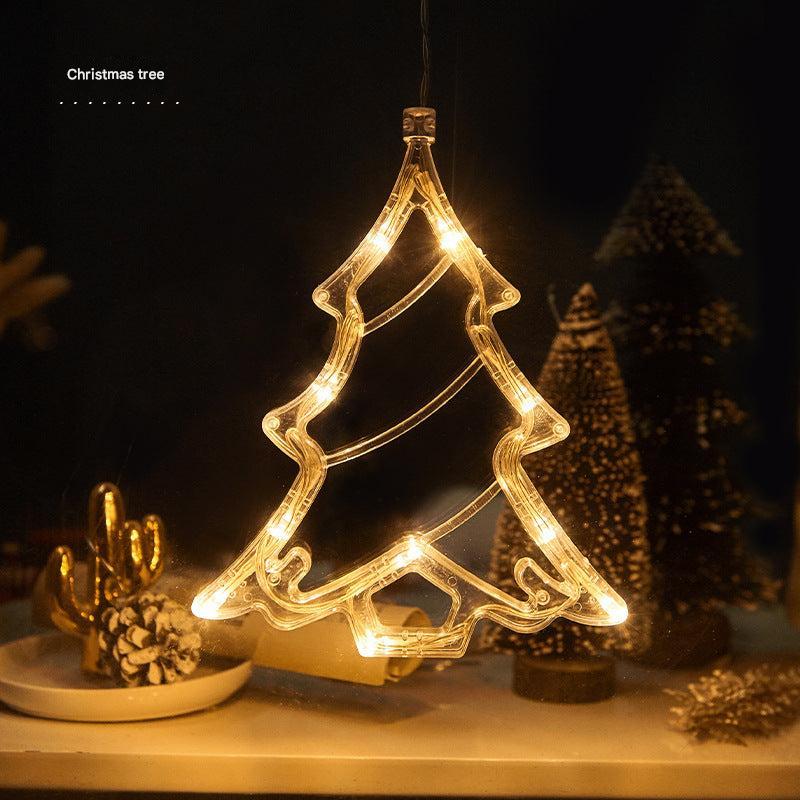 festive LED star window light