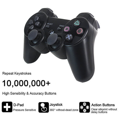 Wireless Bluetooth PS3 Controller - Ergonomic Design for Ultimate Gaming Experience