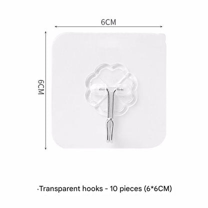 no-drill PVC hook with strong adhesive