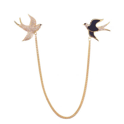 Elegant alloy lapel pin for men and women