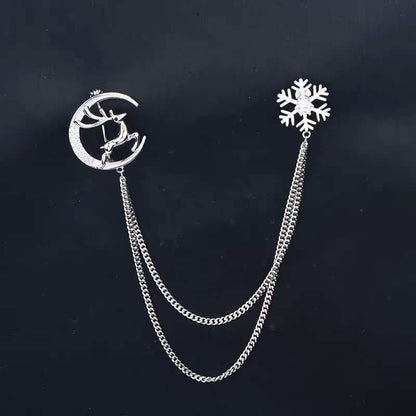 Elegant alloy lapel pin for men and women