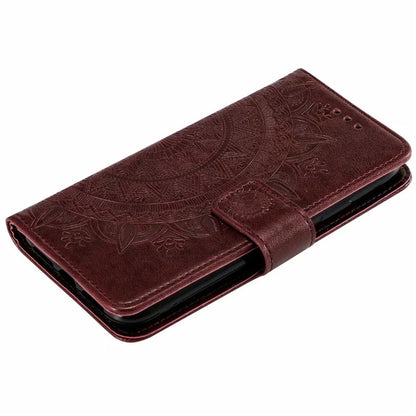 Stylish Leather Phone Wallet Case for iPhone 15/16 & Samsung Galaxy - Multiple Colors