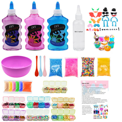 24-Color Crystal Slime Kit - Ultimate DIY Fun for All Ages