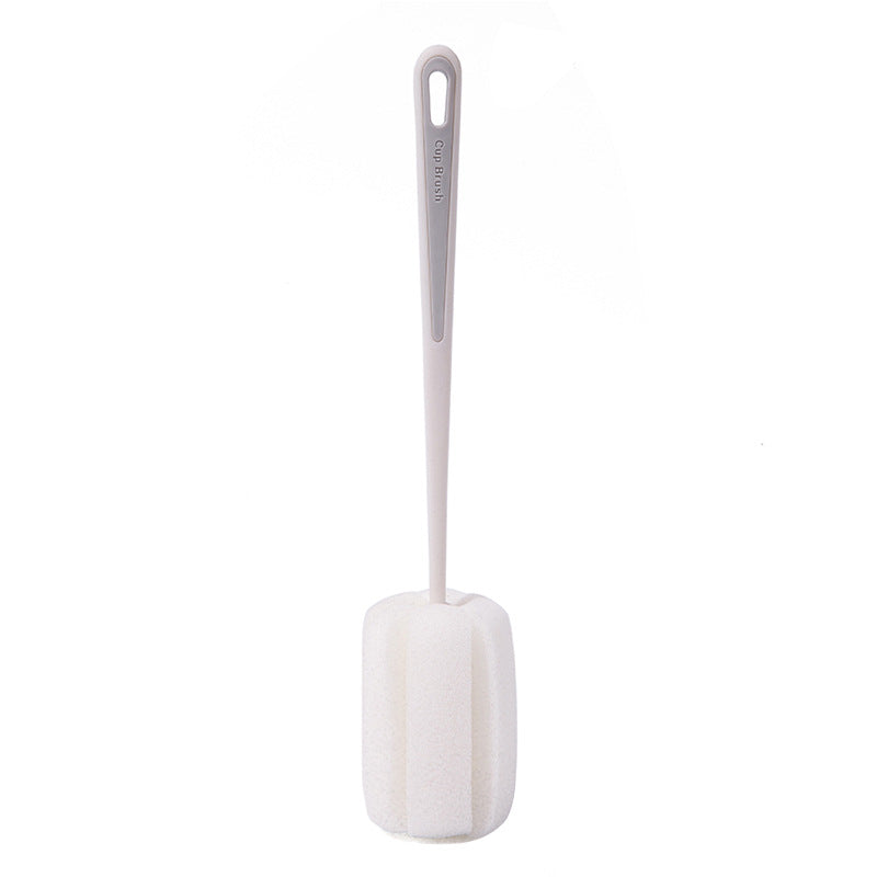 long handle white cup cleaning brush