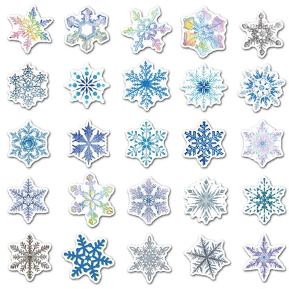 snowflake decals