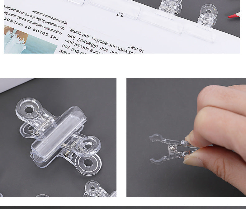 clear plastic clamps for home use image