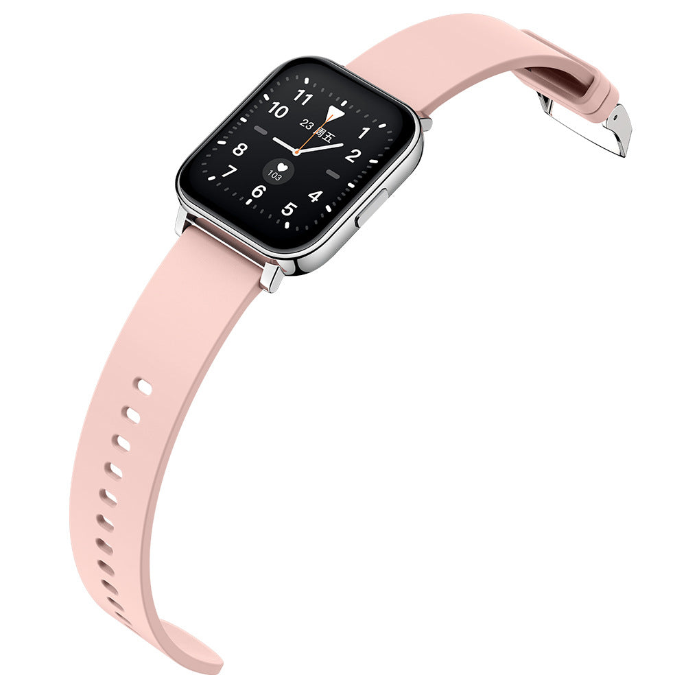 P25 Smartwatch side profile showing fitness tracking features