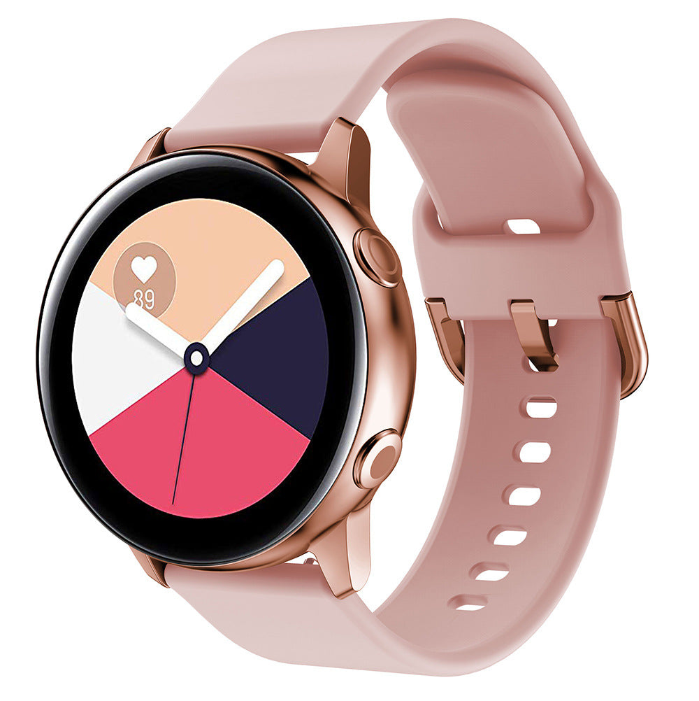 Premium Silicone Sport Band for Samsung Galaxy Watch Active/Active2 - Customizable Colors