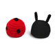 Black with Red Trim (Pack of 2)