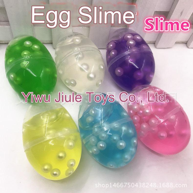 DIY Crystal Slime Egg Clay Set - Colorful Soft Modeling Dough for Kids - Educational and Fun Craft Activity