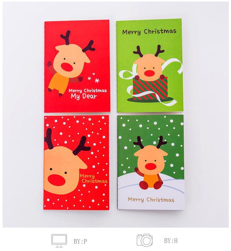 Christmas Santa themed pocket notebook