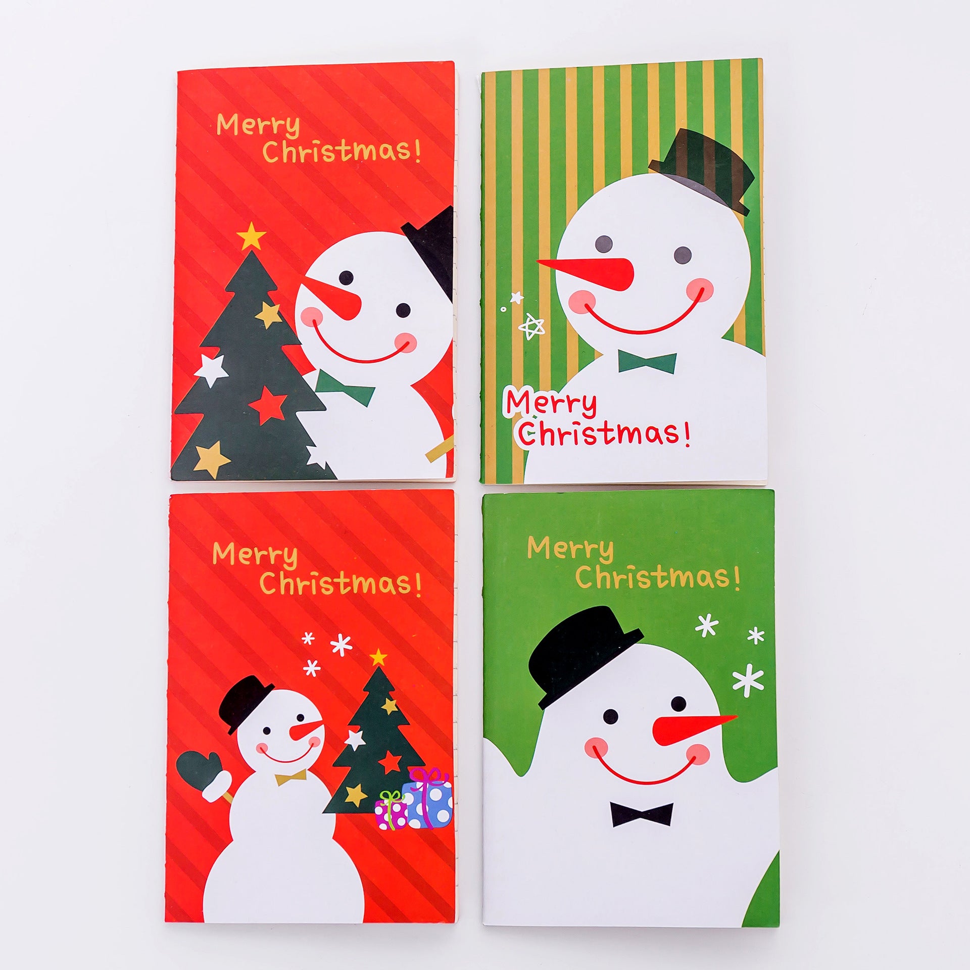 Colorful holiday season mini notebook