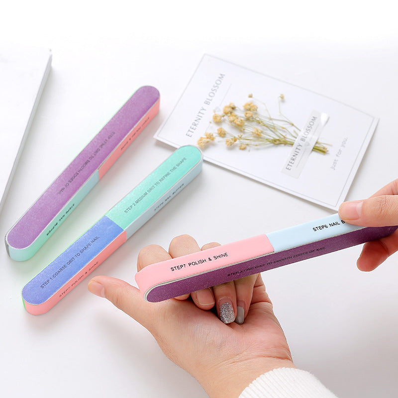 image of nail polishing tool in use