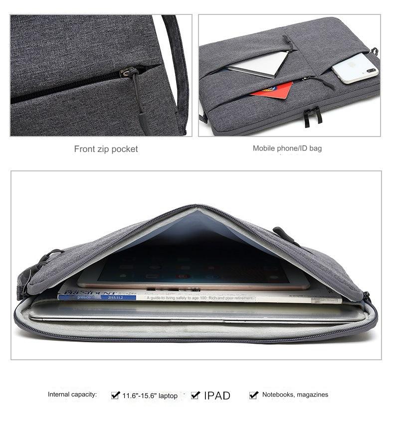 Versatile Laptop Sleeve for 13" MacBook & 15" Huawei - Waterproof & Durable Tablet Carry Case