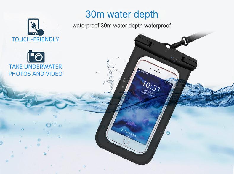 Ultimate Waterproof PVC Phone Pouch - Touch Screen Friendly for Outdoor Adventure