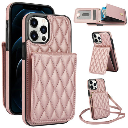 Luxury Crossbody Phone Case for iPhone and Samsung - Stylish PU Leather with Card Holder and Strap