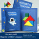 Space-themed Magnetic Tangram Set (Pack of 1)