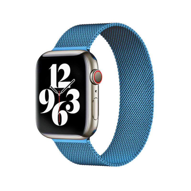 Premium Metal Milanese Loop Band for Apple Watch Series 1-9 & SE - Stylish, Adjustable & Breathable | Multiple Colors Available