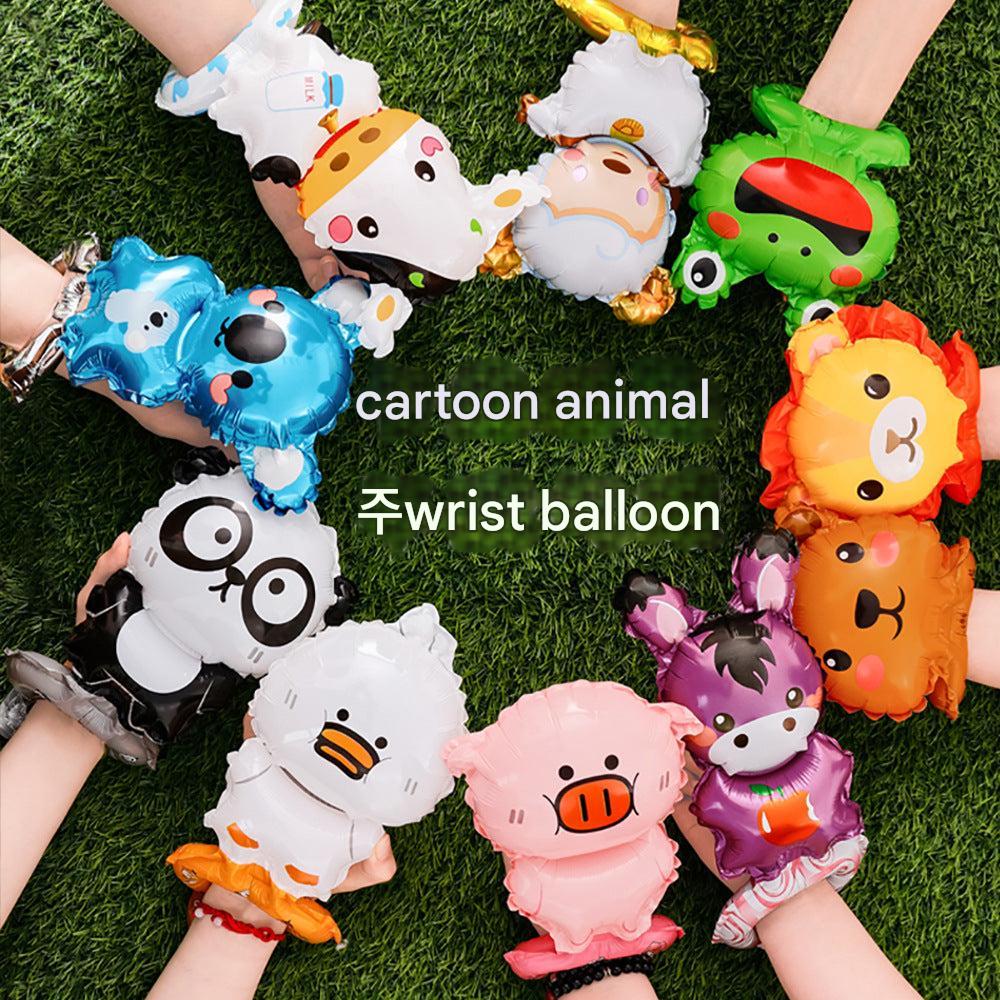 colorful cartoon animal balloon vibrant party decoration