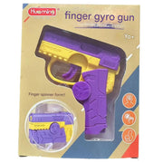 Carrot Gun Fidget Spinner [Purple Yellow] Color Box (Pack of 2)