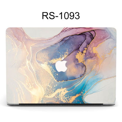 Stylish Marble Hard Shell Case for MacBook Air & Pro - Custom Fit Protective Cover