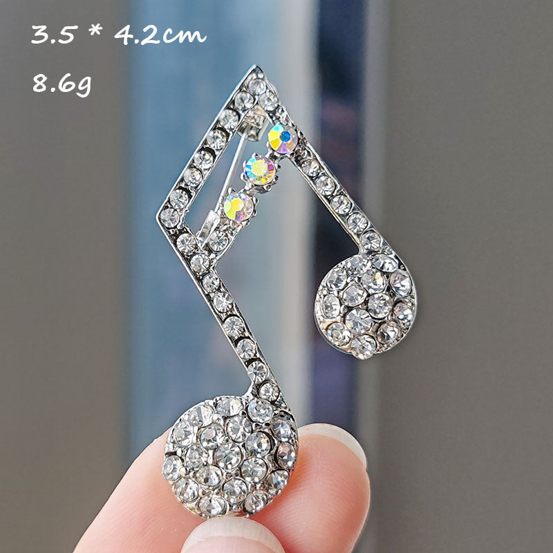 Chic electroplated lapel pin for fashion