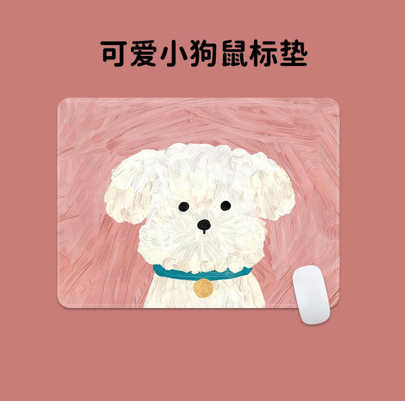 Cute Cartoon Animal Desk Mouse Pad - Soft Non-Slip Gaming Mat for Home & Office