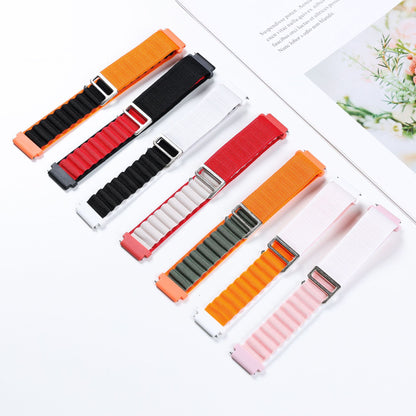 Premium Nylon Sport Band for Samsung Galaxy Watch 4/5/6 & Huawei GT3 - 18/20/22mm Adjustable Sizes