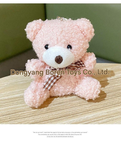 teddy bear plush keychain