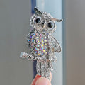 XZ0217-2 Owl Brooch - Silver