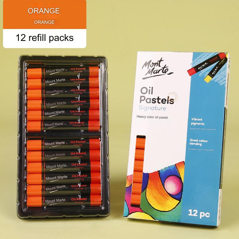 Montmartre 24-Color Ultra Soft Oil Pastels for Kids - Vibrant, Easy to Blend Art Crayons