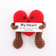 Heart White Card M Size Card (Pack of 1)