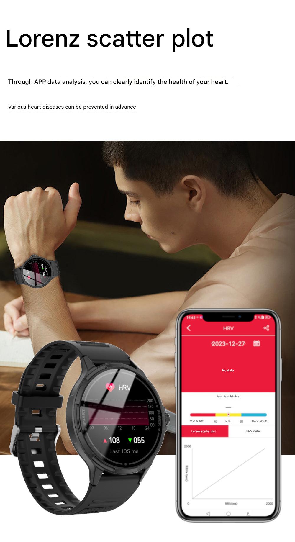 Bluetooth smartwatch displaying music control feature