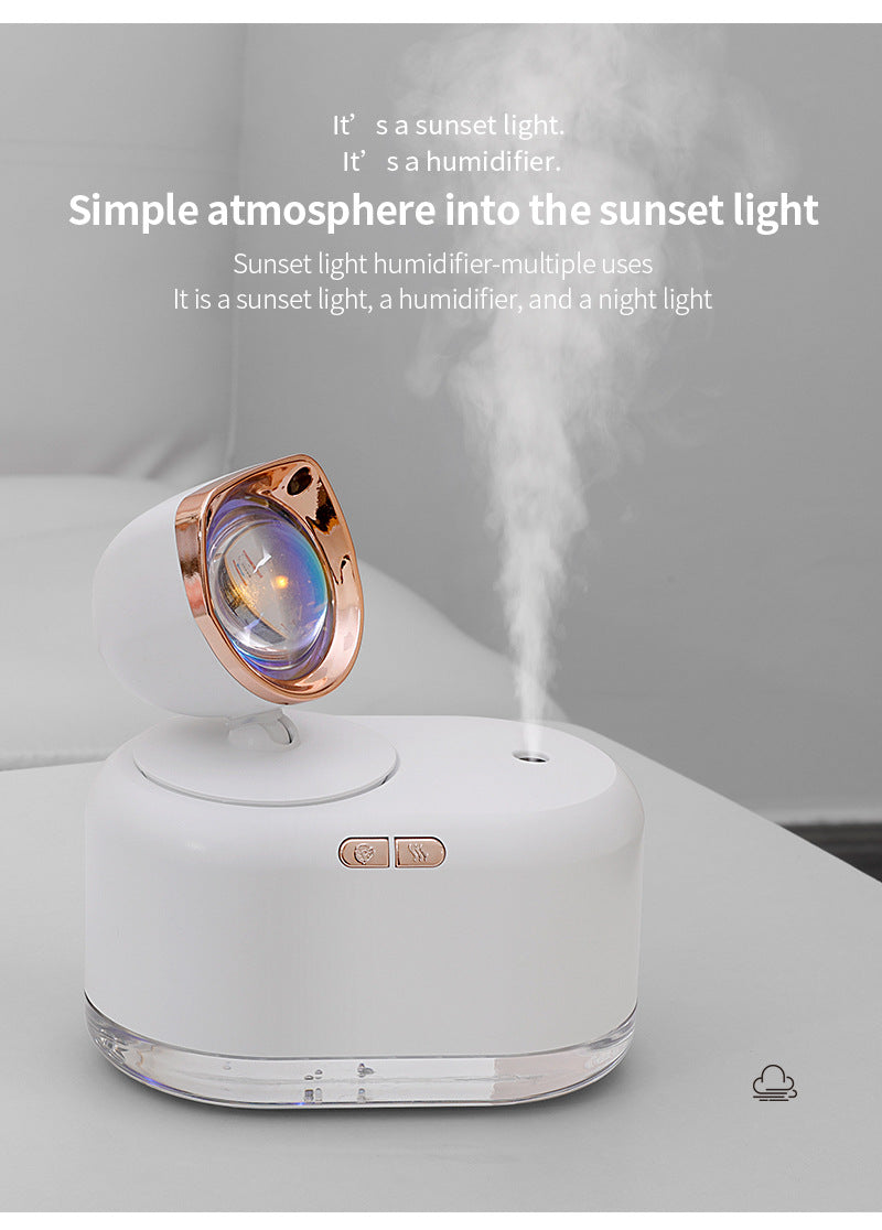 sunset projector humidifier LED