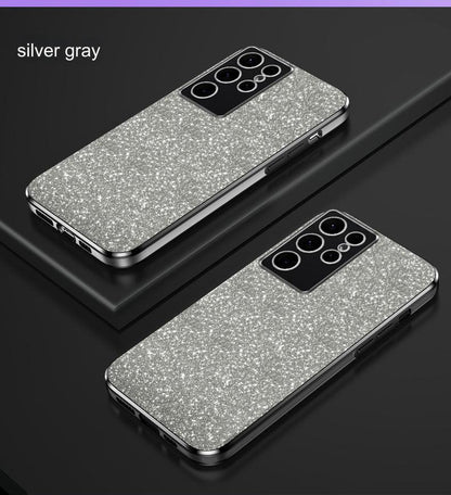 Stylish Samsung Galaxy Protective Case - TPU Electroplated Shockproof Cover for S24, S23, A Series - Available in Multiple Colors