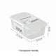 Transparent 1600ML (Pack of 2)