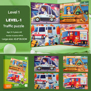 Color: New Edition Large Magnetic Puzzle - Transportation Series (Pack of 1)