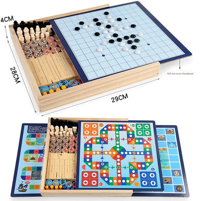 multi-game chess set