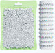 White+Black (940 letter beads, 30 heart beads, 30 smiley face beads) (Pack of 5)