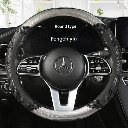 luxury car steering wheel cover green