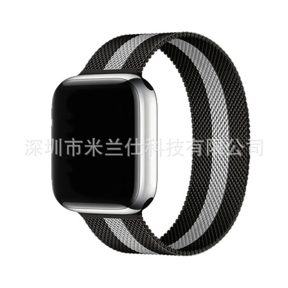 Premium Metal Milanese Loop Band for Apple Watch Series 1-9 & SE - Stylish, Adjustable & Breathable | Multiple Colors Available