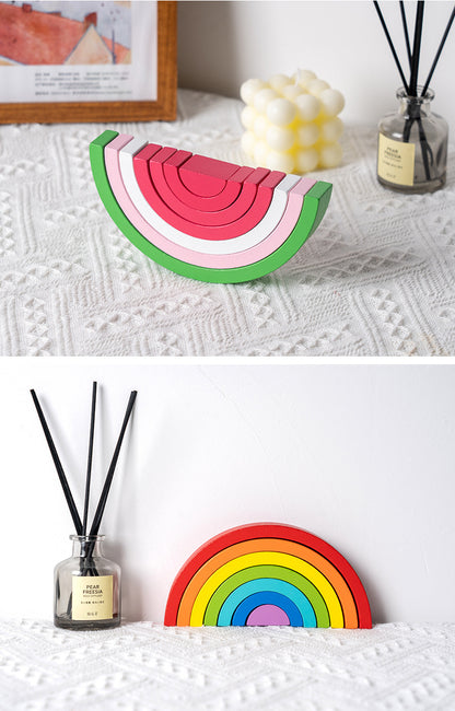 Wooden Rainbow Toy